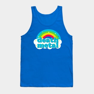 Death Metal Cute Rainbow Tank Top